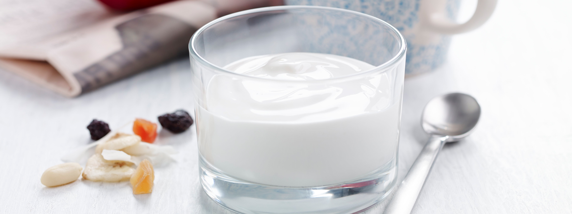 Recapture creaminess in low-fat yoghurt