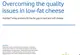 Overcoming the quality issues in low-fat cheese