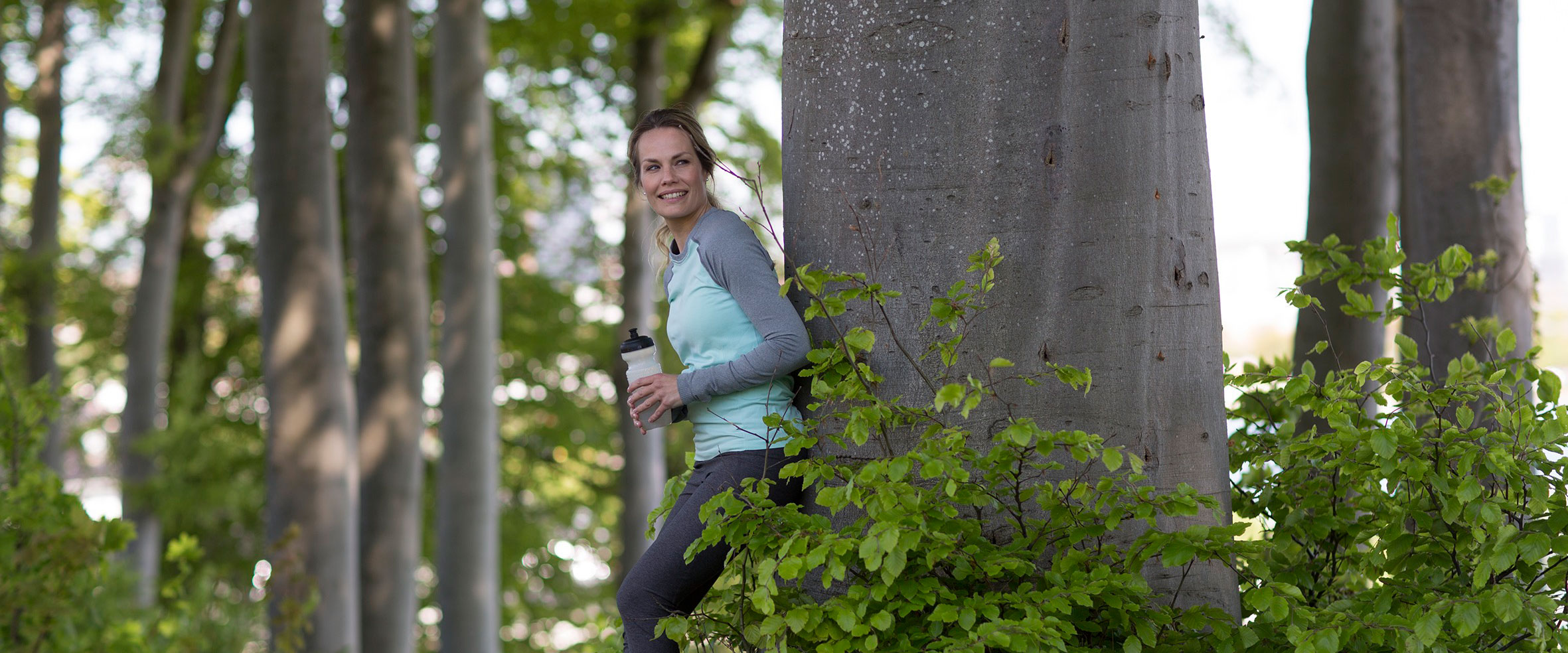 Weight management - person in the woods 