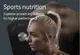 Sports nutrition brochure