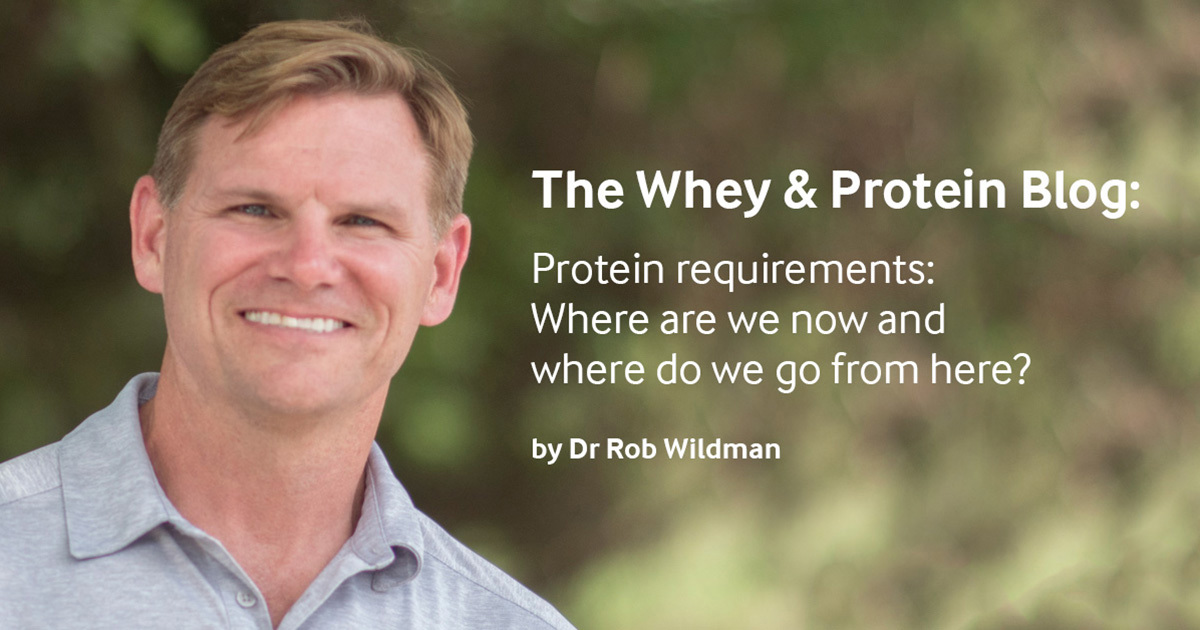 Protein requirements: Where are we now and where do we go from here ...