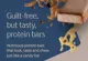 Guilt-free but tasty protein bars 