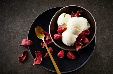 Helado bajo en grasa