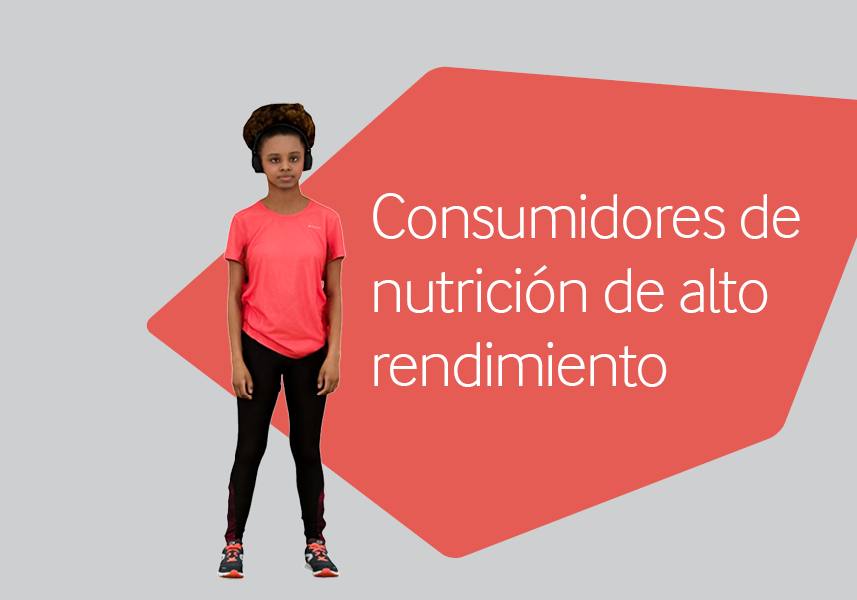 Consumidores de nutrición de alto rendimiento