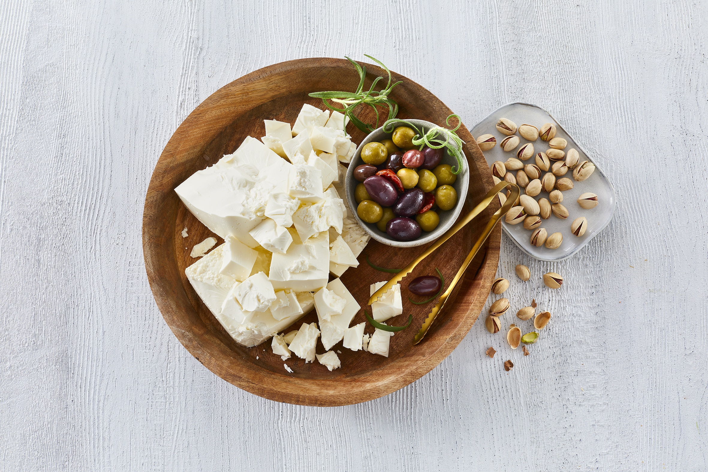 Queso blanco salado (feta)
