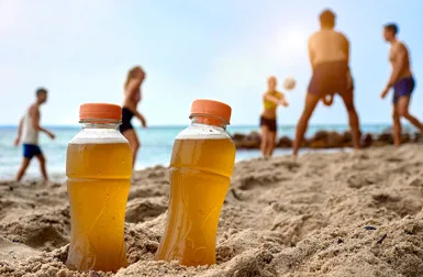 Chá gelado com alto teor de proteína e excelente sabor para quem está sempre em movimento